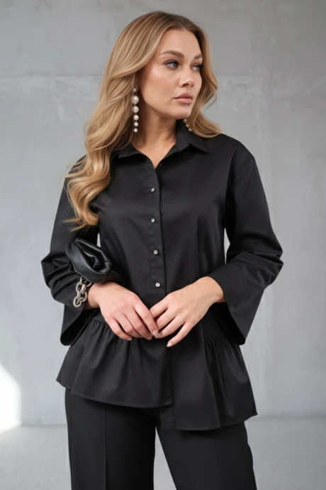 Блузка Erika 7233 черный #1