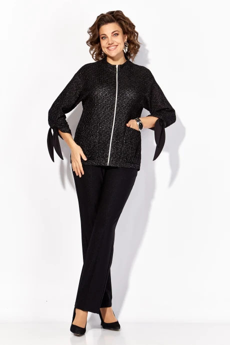 Брючный костюм Лилиана 1493БрПн черный двойка #1