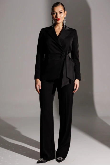 Брючный костюм Мода-Юрс 25-2938 чёрный #1