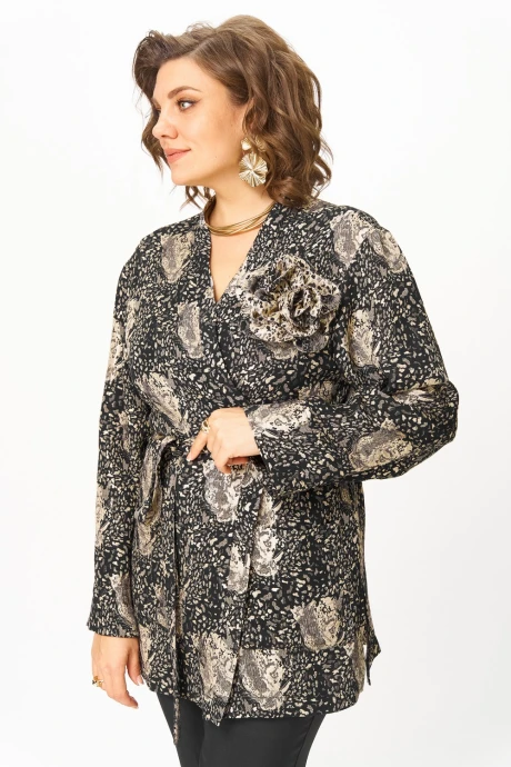 Жакет (пиджак) Svetlana-Style 2018 рыжий леопард #1