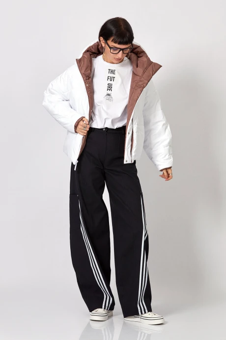 Куртка RIVOLI 1062.2 белый, коньяк #1