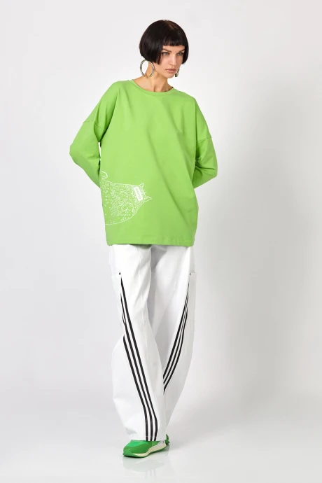 Джемпер (кофта) RIVOLI 2465.1 салатовый #1