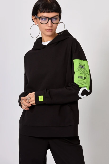 Джемпер (кофта) RIVOLI 3105 черный #1