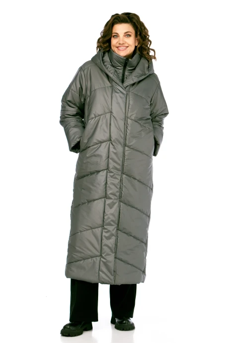 Пальто Diamant 2128 серый #1