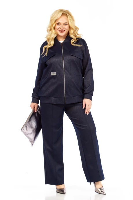 Брючный костюм Элль-стиль 2445 джинс #1