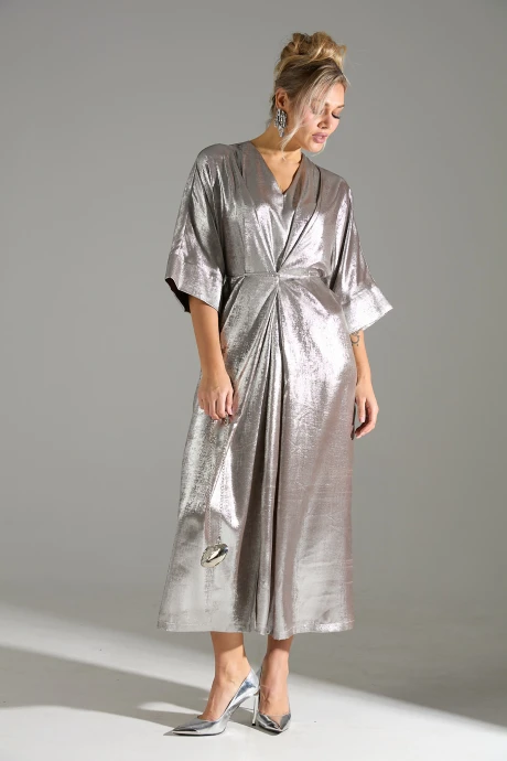 Платье LM М 135 бежевый шиммер #1