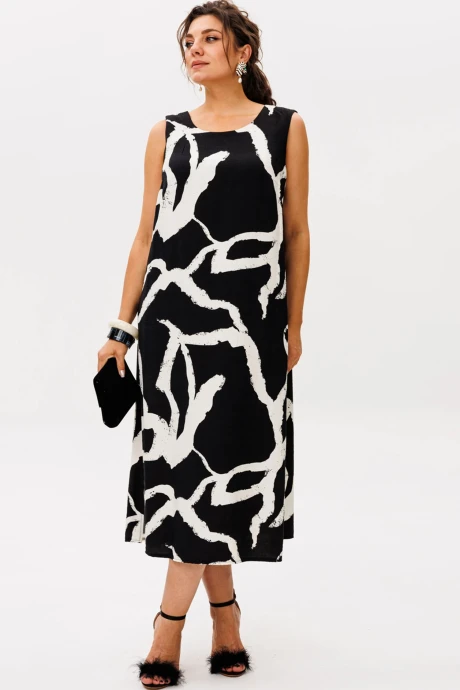 Сарафан *Распродажа Anelli 1519 ночные лилии #1