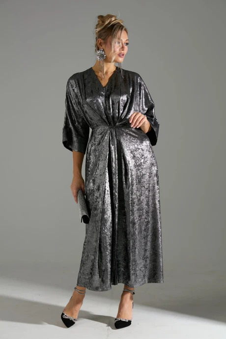 Платье LM М 135 серый шиммер #1