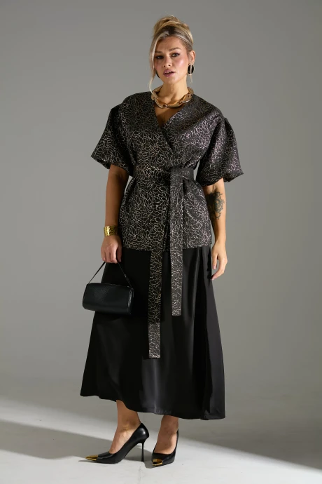 Юбочный костюм LM К 1140110 парча двойка #1