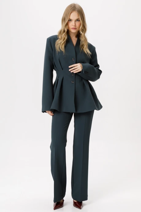 Брючный костюм PiRS 6341 еловый двойка #1
