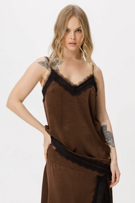 Топ PiRS 6364 коричневый #1