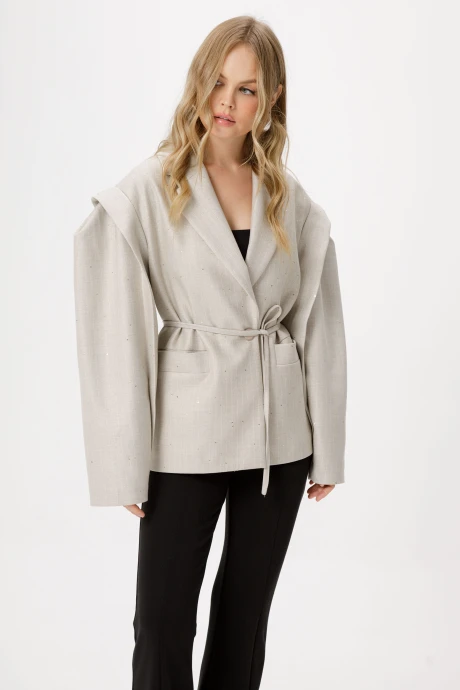 Жакет (пиджак) PiRS 6387 бежевый #1