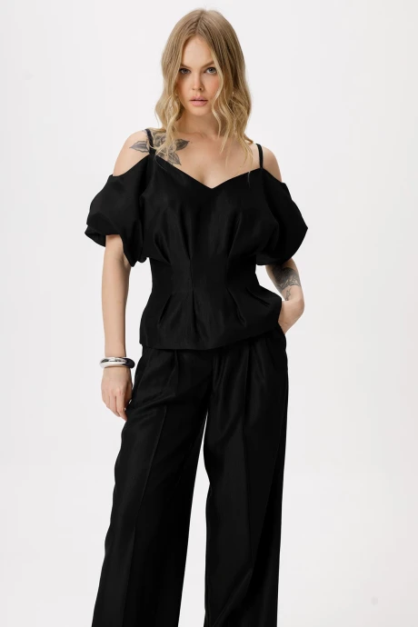 Блузка PiRS 6418 черный #1