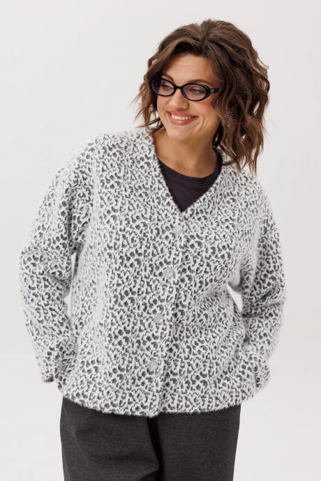 Кардиган Anelli 1661 пушистый_лео #1