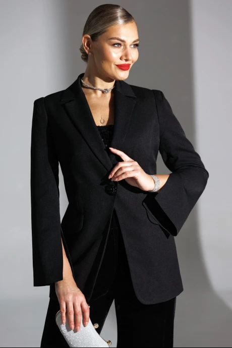 Жакет (пиджак) Мода-Юрс 25-2948 черный #1