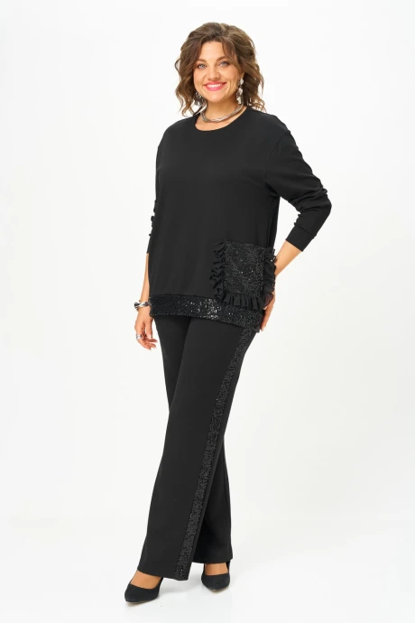 Брючный костюм Svetlana-Style 5029 черный двойка #1