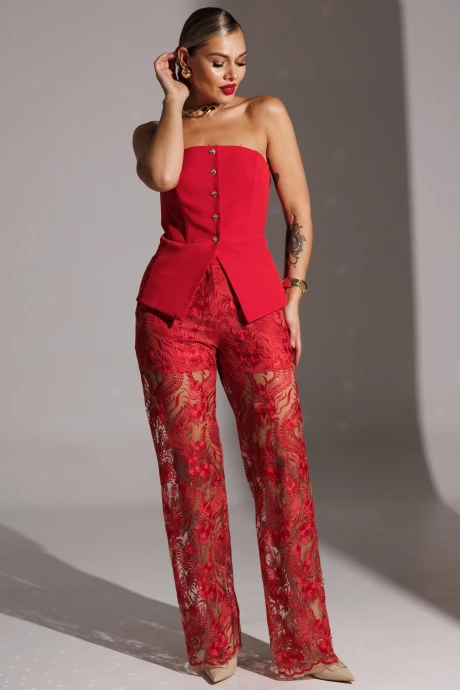 Брюки Мода-Юрс 25-2953 красный #1