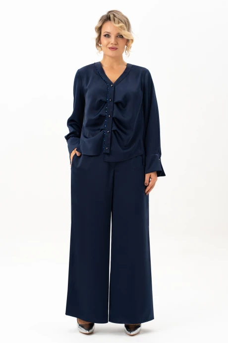 Брючный костюм ALGRANDA (Novella Sharm) 4113-с Синий двойка #1