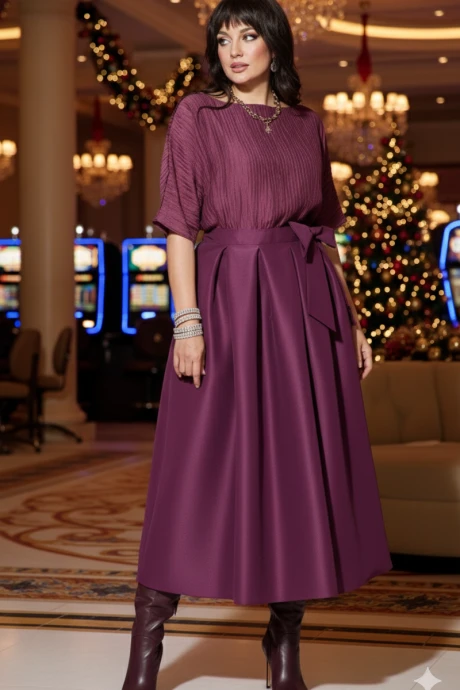 Платье Vittoria Queen 26913/1 винный #1