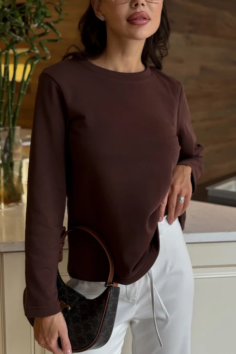 Джемпер (кофта) AURA of the day 2210 шоколадный #1