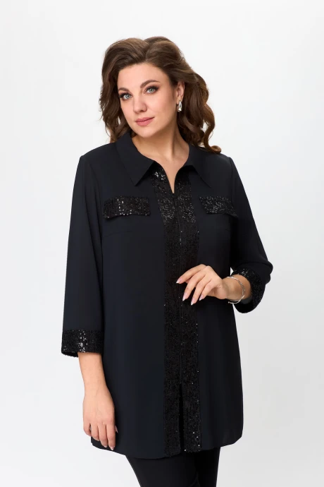 Жакет (пиджак) Svetlana-Style 1961 черный двойка #1