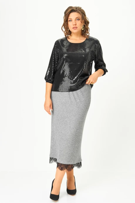 Блузка ANDINA CITY 3017-25 чёрный #1