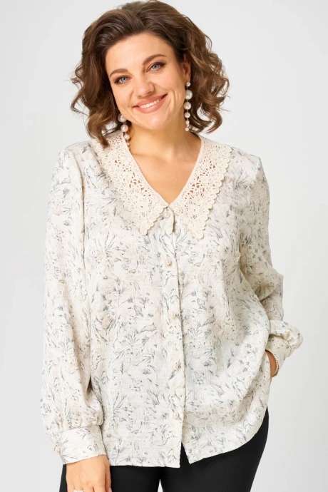 Блузка Svetlana-Style 2304 молочный принт #1
