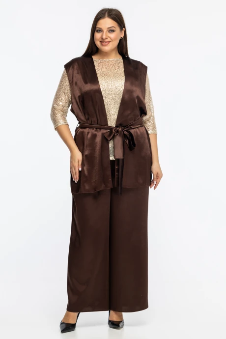 Жилетка Avila 1008 коричневый #1