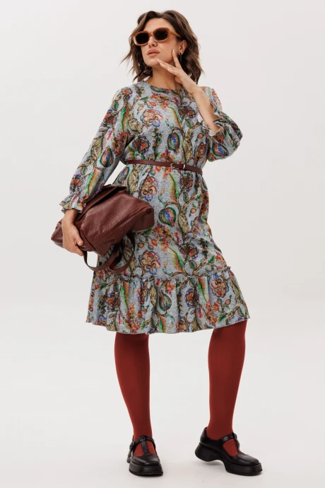 Платье Anelli 1775 Экзотический серый #1