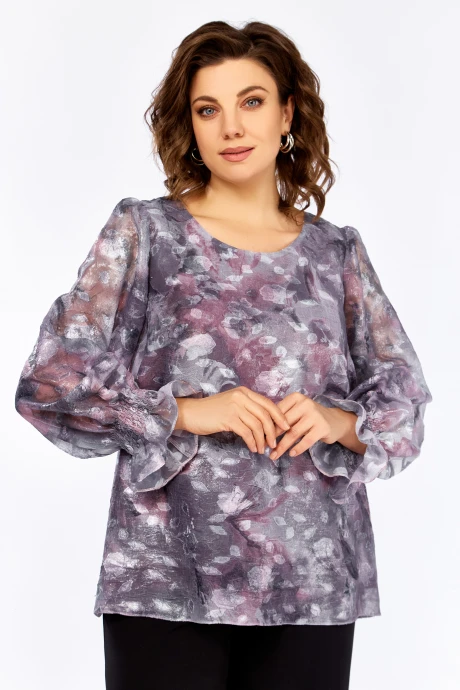 Блузка Swallow 803.6 Серо-розовый #1
