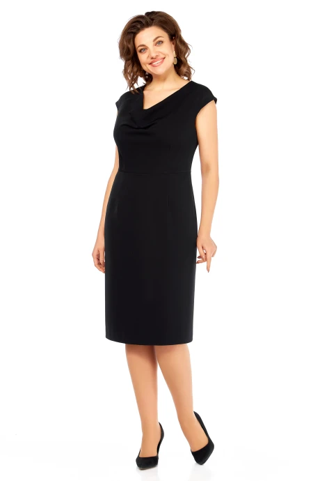 Костюм с платьем ЛаКона 11710 черный двойка #1