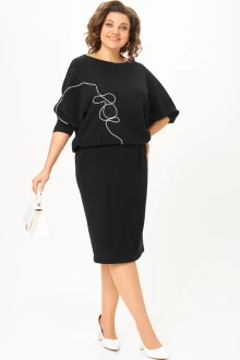 Платье Карина Делюкс 1413 чёрный