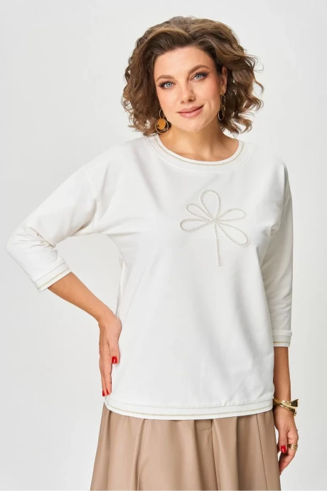 Джемпер (кофта) Rumoda 2261 _дл. молочный #1