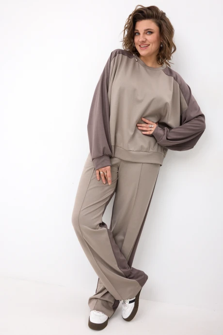 Брючный костюм BegiModa 3102 Фиолетовый кварц #1