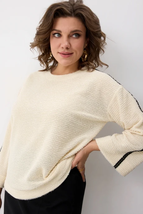 Блузка BegiModa 4149 Топлёное молоко #1