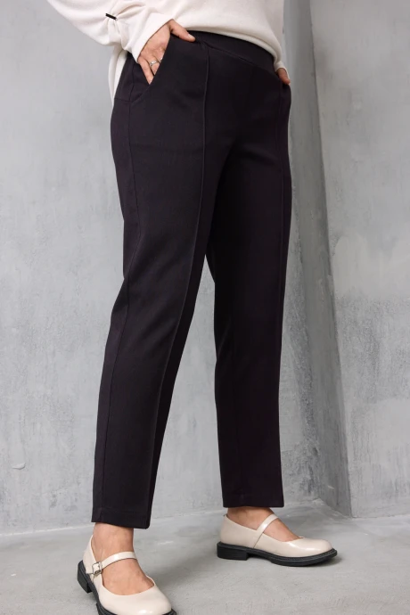 Брюки BegiModa 6078 Чёрный баклажан #1