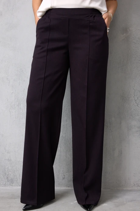 Брюки BegiModa 6079 Чёрный баклажан #1