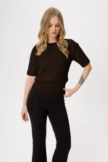 Брючный костюм PiRS 6470 коричневый+ черный двойка