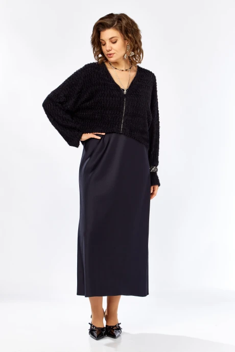 Костюм с платьем Lady Secret 25310 черный синий двойка #1