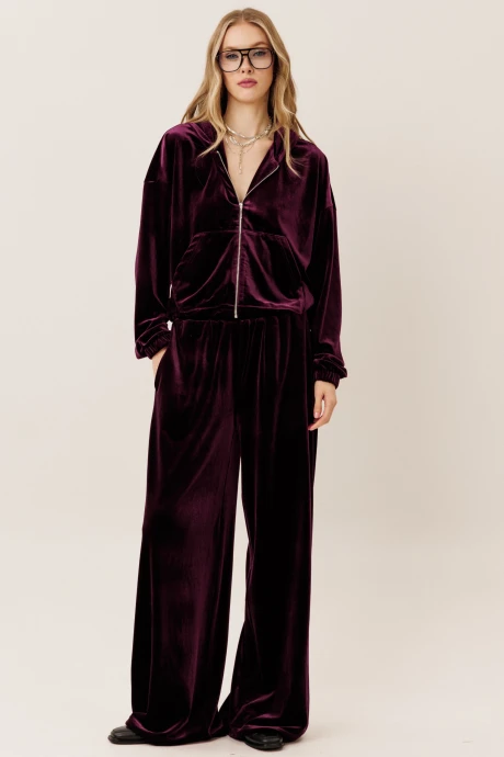 Спортивный костюм GO F3103/40-02 баклажан #1