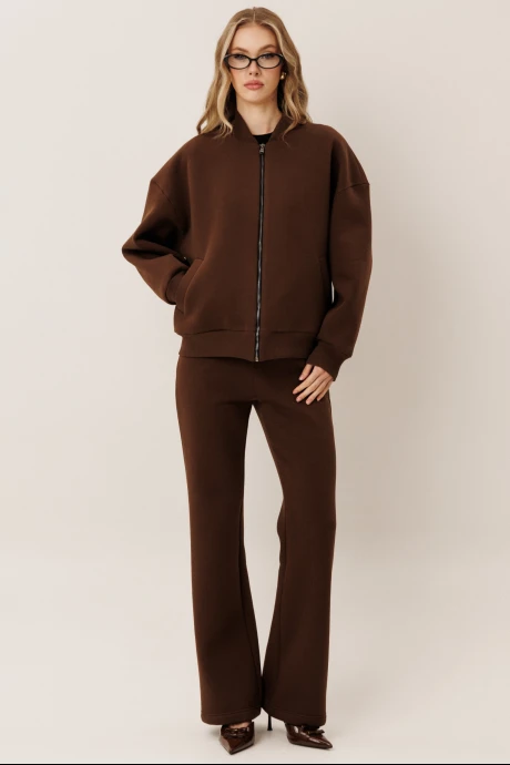 Спортивный костюм GO F3113/23-03 коричневый #1