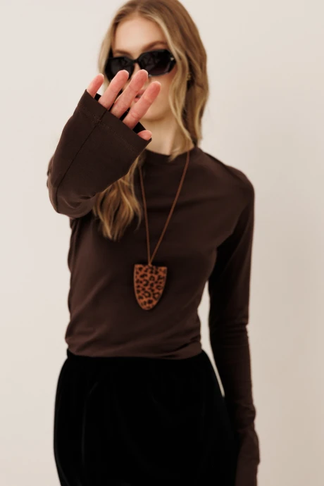 Лонгслив GO F1023/23-03 коричневый #1