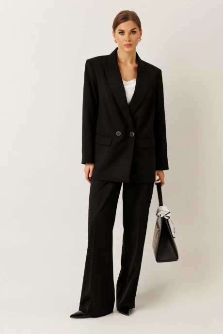 Брючный костюм KOKOdea 30002 чёрный двойка #1