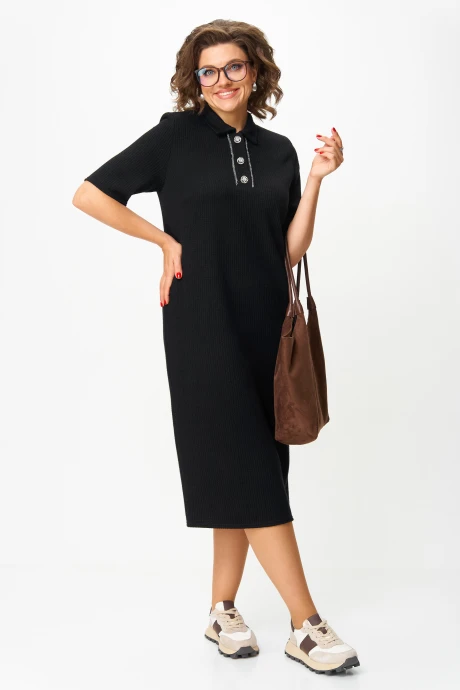 Платье *Распродажа Vilena Fashion 1116 черный #1