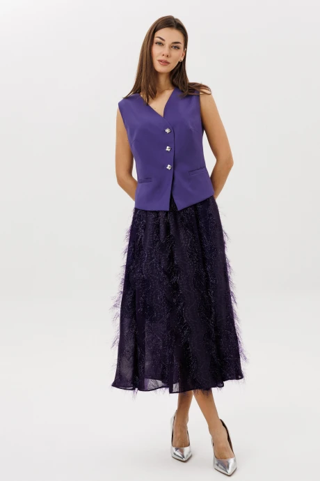 Юбочный костюм Fantazia Mod 5336 черника двойка #1