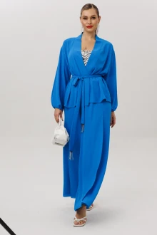 Брючный костюм Anastasia 1063.1 васильковый двойка