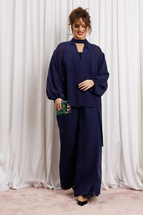 Брючный костюм Anastasia 1063.1 нави двойка #1