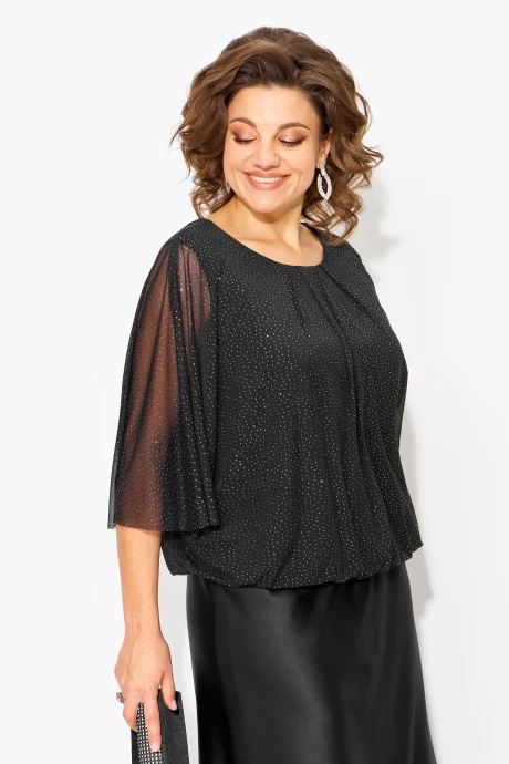 Блузка Лилиана 1502 черный #1