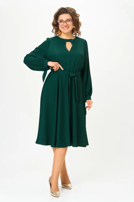 Платье Swallow 891 Темный_изумруд #1