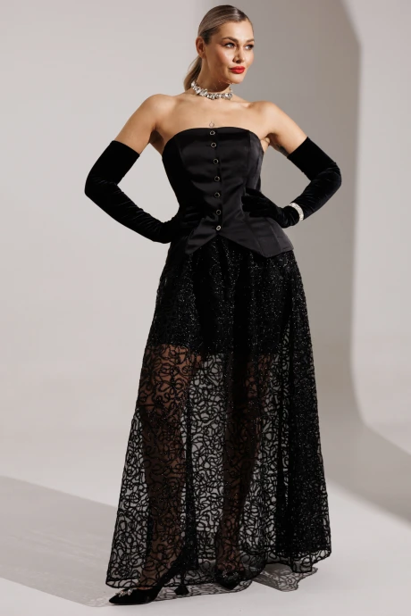 Юбка Мода-Юрс 25-2954 черный #1